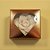 Caixa Para Doce Com Visor De Coração - 5,5x5x3cm - Bronze Texturizada - 10 unidades - Assk - Rizzo - Imagem 1