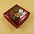 Caixa com Visor S21 (15cmx15cmx4cm) - Marsala - 10 unidades - ASSK - Rizzo - Imagem 1