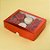 Caixa com Visor S27 (15cmx20cmx6cm) - Vermelho - 10 unidades - ASSK - Rizzo - Imagem 1