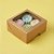 Caixa com Visor S16 (7cm x 7cm x 3cm) Kraft - 10 unidades - Assk - Rizzo - Imagem 1