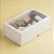 Caixa com Visor S17 (25cm x 15cm x 8cm) Branca - 10 unidades - Assk - Rizzo - Imagem 1
