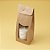 Caixa Sacolinha com Visor P - (7,5cm x 19cm x 6cm) Kraft - 10 unidades - Assk - Rizzo - Imagem 1