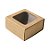 Caixa Gaveta com Visor Nº1 (8cm x 8cm x 4cm) Kraft 10 unidades Assk Rizzo Embalagens - Imagem 1