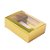 Caixa Gaveta com Visor Nº2 (8cm x 12cm x 4cm) Dourada 10 unidades Assk Rizzo Embalagens - Imagem 1