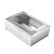 Caixa Gaveta com Visor Nº2 (8cm x 12cm x 4cm) Prata 10 unidades - Assk - Rizzo Embalagens - Imagem 1