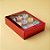 Caixa Gaveta com Visor Nº3 (12cm x 16cm x 4cm) Vermelha - 10 unidades - Assk - Rizzo - Imagem 1