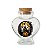 Kit Potinho de Vidro Coração de Halloween com Rolha 70ml - 6cm x 7cm - 24 unidades - Rizzo - Imagem 1