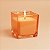 Pote de Vidro Âmbar Quadrado para Vela - 6x6cm - 1 unidade - Rizzo - Rizzo - Imagem 1