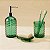 Kit para Banheiro de Vidro 3 Peças - 420ml - Verde - 1 unidade - Rizzo - Imagem 1