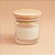 Pote de Vidro Hermético com Tampa de Madeira 120ml - 6,5x8cm - 1 unidade - Rizzo - Imagem 1