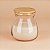 Pote de Vidro Hermético com Tampa de Bambu - 11cm - 500ml - 1 unidade - Rizzo - Imagem 1