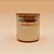 Pote de Vidro Âmbar Hermético com Tampa de Bambu - 6x6cm - 100ml - 1 unidade - Rizzo - Imagem 1