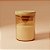 Pote de Vidro Âmbar Hermético com Tampa de Bambu - 5x6cm - 75ml - 1 unidade - Rizzo - Imagem 1