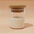 Pote de Vidro Hermético com Tampa de Bambu - 5x6cm - 75ml - 1 unidade - Rizzo - Imagem 1