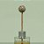 Palito Para Aromatizador - Bola Dourado e Branco Mesclado - 25cm - 1 unidade - Rizzo - Imagem 1