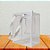 Sacola Transparente PVC Com Borda e Alça de Cordão Branco - 20x15x10cm - 10 unidades - Rizzo - Imagem 1