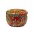 Lata De Metal Estampa De Mandala - Vermelho, Amarelo e Azul - 7x7x4cm - 130ml - 1 unidade - Rizzo - Imagem 2