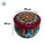 Vela Aromática - Lata Metálica Mandala - Marsala - 6cm - 1 unidade - Rizzo - Imagem 3