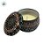 Vela Aromática - Lata Metálica Mandala - Preto  - 7cm - 1 unidade - Rizzo - Imagem 2