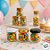 Mini Pote de Vidro Redondo com Tampa de Metal Dourado - 50ml - 1 unidade - Rizzo - Imagem 5