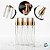 Mini Frasco de Vidro Redondo com Tampa Spray Dourado -  5ml - 6 unidades - Rizzo - Imagem 2
