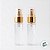 Mini Frasco de Vidro Redondo com Tampa Spray Dourado -  5ml - 6 unidades - Rizzo - Imagem 3