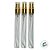 Frasco de Vidro Redondo com Tampa Spray Dourado -  10ml - 6 unidades - Rizzo - Imagem 2