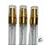 Frasco de Vidro Redondo com Tampa Spray Dourado -  10ml - 6 unidades - Rizzo - Imagem 3