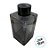 Frasco Difusor De Vidro Preto Com Tampa Preta e Batoque - Rosca 24/410 - 126ml - 10,5x5cm - 1 unidade - Rizzo - Imagem 2