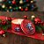 Vela Aromática De Natal - Lata Metálica Papai Noel com Drink - 50g - 1 unidade - Rizzo - Imagem 1