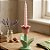 Suporte para Vela em Cerâmica - Flor Grande - Rosa - 12cm - 1 unidade - FlorArte - Rizzo - Imagem 1