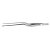 Pinça Culinária Com Degrau Aço Inox - 20cm - 1 unidade -  Cromus Linha Profissional Allonsy - Rizzo - Imagem 1