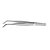Pinça Culinária Curva Aço Inox - 16cm  - 1 unidade - Cromus Linha Profissional Allonsy - Rizzo - Imagem 1