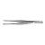 Pinça Culinária Reta Aço Inox - 20cm  - 1 unidade - Cromus Linha Profissional Allonsy - Rizzo - Imagem 1