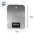 Balança Digital para Cozinha de Inox  5kg - Retangular  - 1 unidade - Wellmix - Rizzo - Imagem 2