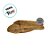 Bandeja Decorativa em Madeira Natural Formato Orgânico - 43x25x4cm - 1 unidade - Rizzo - Imagem 3