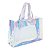 Sacola Transparente PVC com Alça - Nacarado - 15x20x7cm - 1 unidade - Cromus - Rizzo - Imagem 2