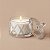 Bomboniere de Vidro - Diamond - 6,5x6,5cm - 1 unidade - Rizzo - Imagem 1