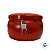 Vela Aromática De Natal - Lata Metálica Papai Noel com Drink - 96g - 1 unidade - Rizzo - Imagem 3