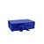 Caixa de Papel Rígido Retangular com Imã e Fita  - Azul - P 20x18,2x8cm - 1 unidade - Rizzo - Imagem 2