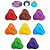 GIZ DE CERA TRIANGULAR ACRILEX - 8 CORES - Imagem 3