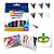 TINTA DIMENSIONAL 3D GLITTER ACRILEX 6 POTES 20 ML CADA - Imagem 2
