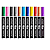 ESTOJO MARCADOR PERMANENTE COMPACTOR DESTAQ 10 CORES - Imagem 1
