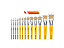 Pincel Escolar 115 Condor Cerda Branca Natural Cabo Longo - Imagem 2