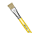 Pincel Chato 456 Condor Cerda Branca Natural  Cabo Longo - Imagem 2