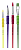 Kit Escolar Pincel Condor 406 Cabo anatomico - 4 pçs - Imagem 1