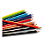 Lapis de cor Pentel Arts caixa 12 cores - CB8-12 - Imagem 3