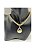 Conjunto semijóia Colar Brinco Gota Cravejado Zirconia - Imagem 5