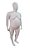 MANEQUIM DE FIBRA MASCULINO PLUS SIZE BRANCO - Imagem 1