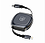 Cabo Retrátil 1 Metro USB-C para Tipo-C / Tipo-C para Lightning Fast Charge em Formato Estojo, Transferência 480Mb/s - Victus - Gshield - Imagem 1